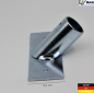 Preview: Metallhalter für Besenstiele mit 28 mm Durchmesser  - stabil -